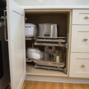 Durasupreme Cornered Pull-Out Cabinetry