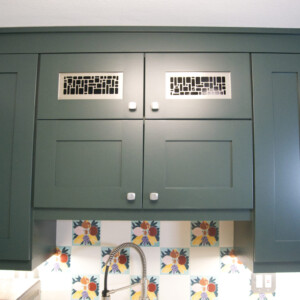 Over the Sink Custom Cabinetry