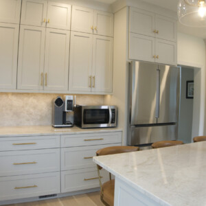 Stacked Wall Cabinetry - Hudson Door Style, Canvas Color