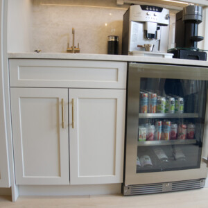 Wet Bar with Beverage Center