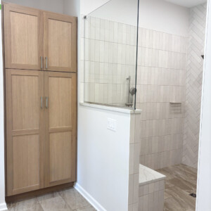 Dura Supreme Quarter Sawn White Oak Tall Linen Cabinet