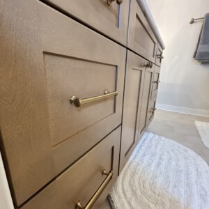Galaxy Timber with Warm Brass Hardware